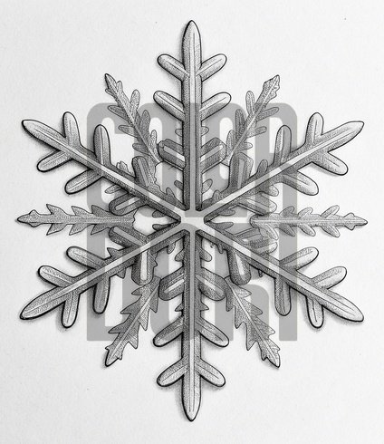 Snowflake Sparkle Cutout