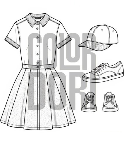 Dancer Doll's Evening Attire