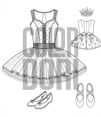 Girl Doll's First Dress Collection