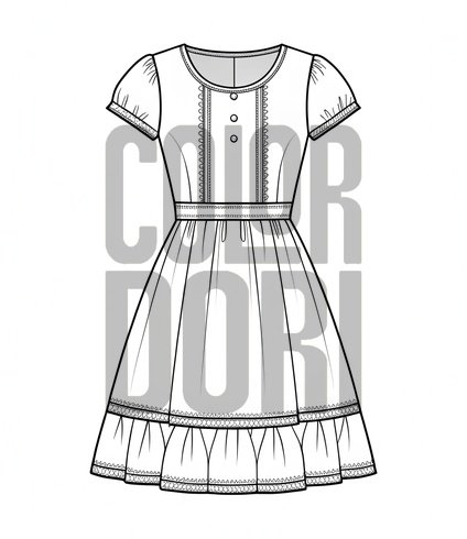 Babydoll Dress Outfit Cutout