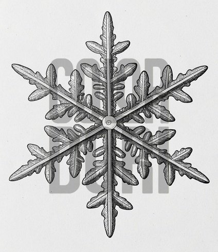 Simple Snowflakes Set