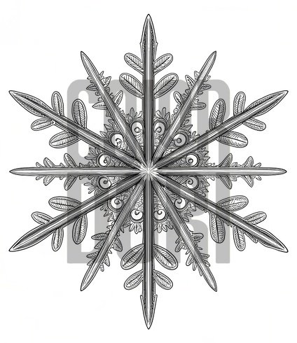 Snowflake Shine Cutout