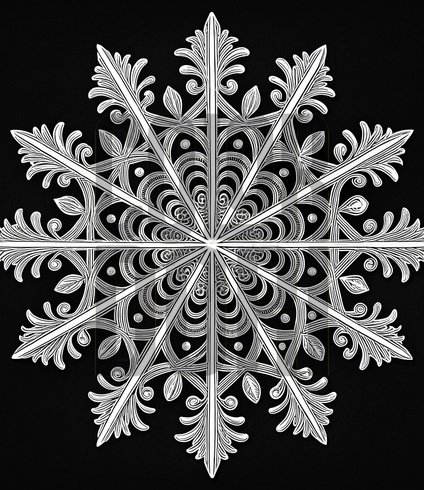 Snowflake Shard Cutout