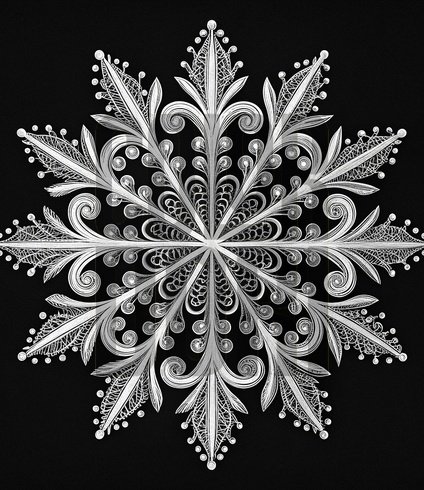 Snowflake Glimmer Cutout