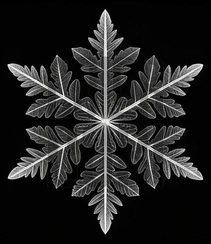 Snowflake Frame Cutout