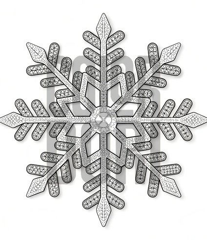 Snowflake Bloom Cutout