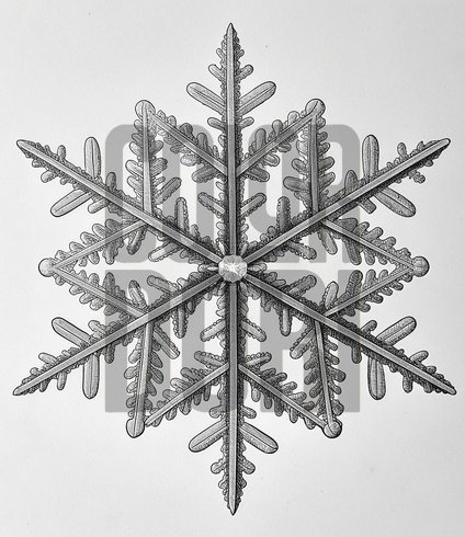 Snowflake Drift Cutout
