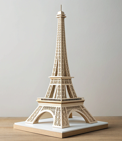Eiffel Tower Paper Model
