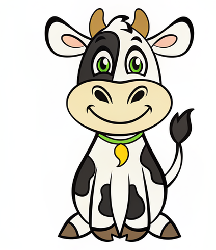 Dairy Farm Cow Cutout