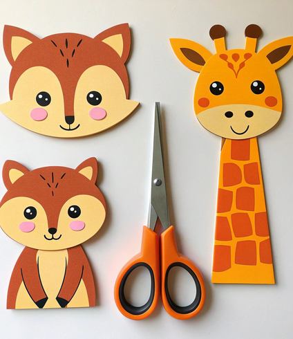 Personalized Animal Cutout Craft