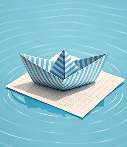 Tailored Origami Boat Creation