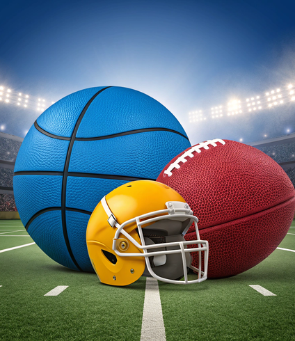 Custom Sports-Themed Cutout Design