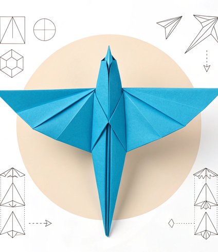 Tailored Origami Bird Design