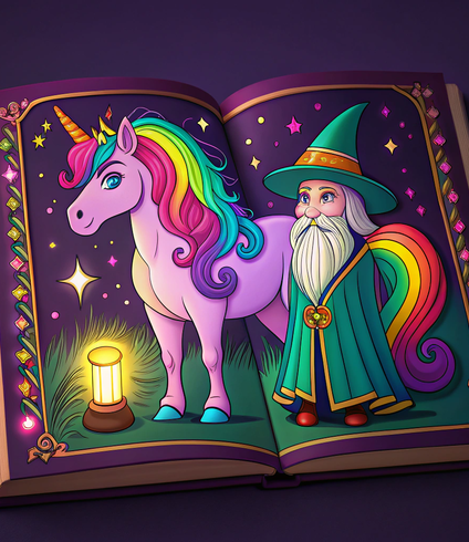 Tailored Fantasy Coloring Book Service